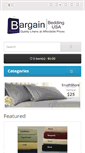 Mobile Screenshot of bargainbeddingusa.com